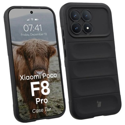 Handyhülle für Xiaomi POCO F8 Pro Bizon Case Cover Etui Hülle Schwarz