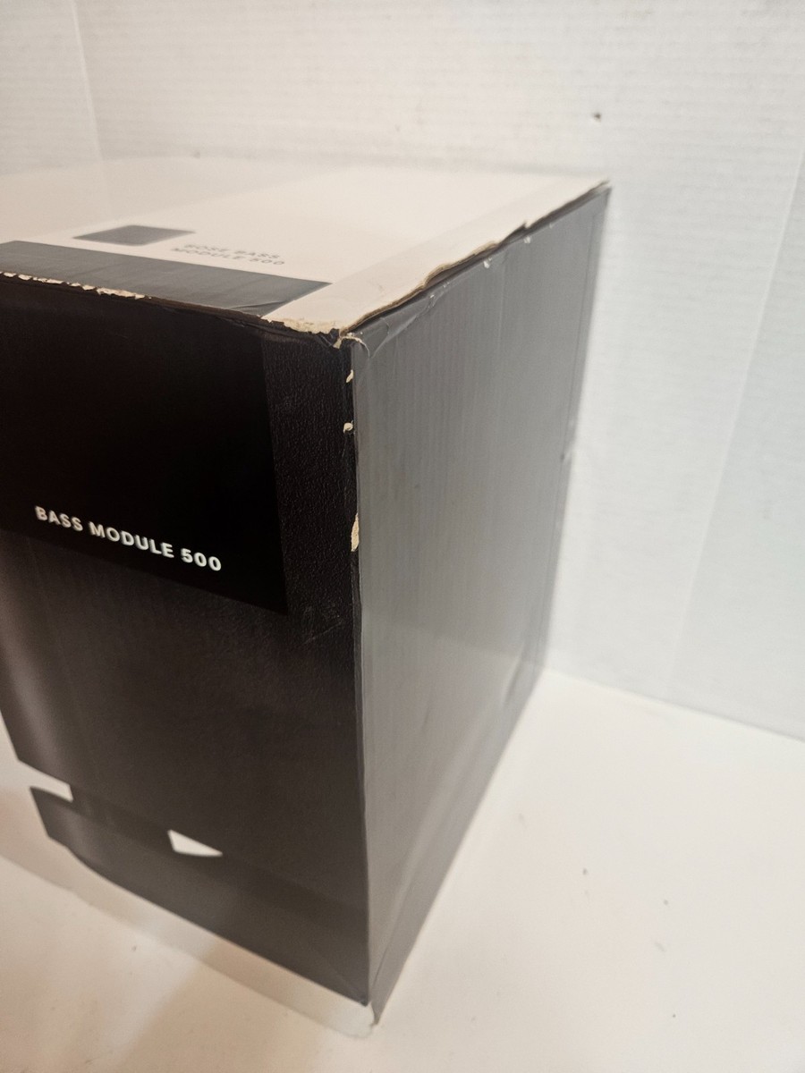 Bose Bass Module 500 Wireless Subwoofer – Black | Open Box, Unused