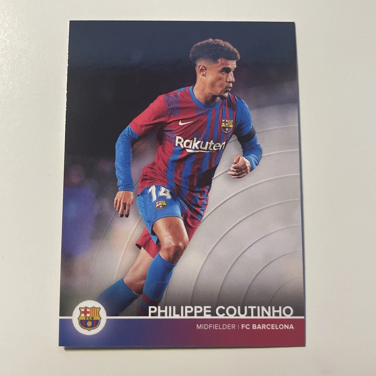2021-22 Topps FC Barcelona Team Set Philippe Coutinho #14 for sale