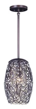 Maxim Lighting 24153CGOI Arabesque Mini Pendant Oil Rubbed Bronze
