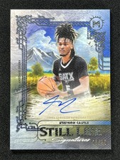 2025-26 Topps Motif Stephon Castle #SLS-SC Still Life Signatures Auto Spurs /25