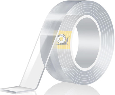 Double Sided Tape Heavy Duty - Clear Mounting Adhesive Two Tape, Transparent Str