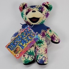 Master Piece Grateful Dead 7  Bean Bear Plush by Liquid Blue Vintage