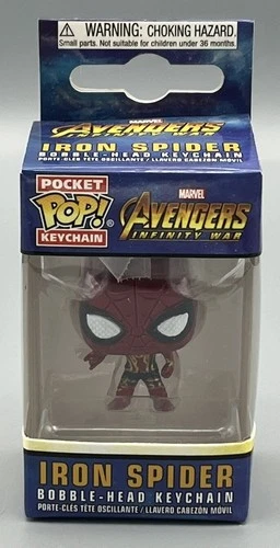 Funko Marvel Avengers Infinity War Spider-Man Iron Spider Pocket Pop! Key Chain
