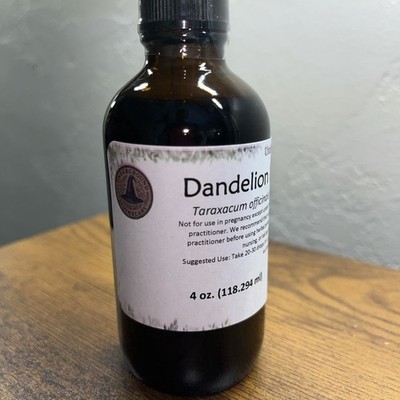 Dandelion Leaf Extract - 4 oz. Glass Dropper Bottle - Underground Apothecary