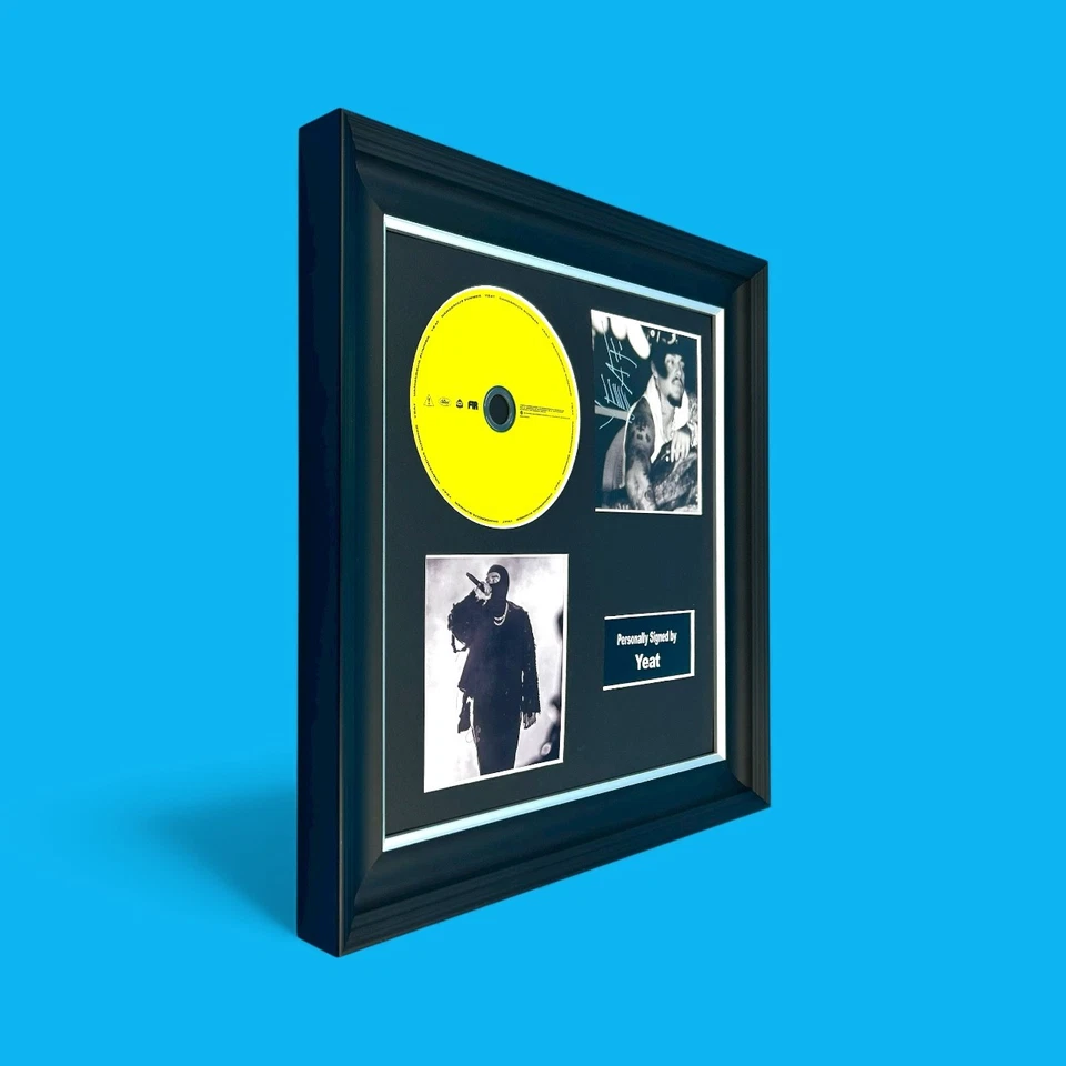 Yeat SIGNED Dangerous Summer Luxury CD Photo Display & COA Autographed Music - Image 2 of 4