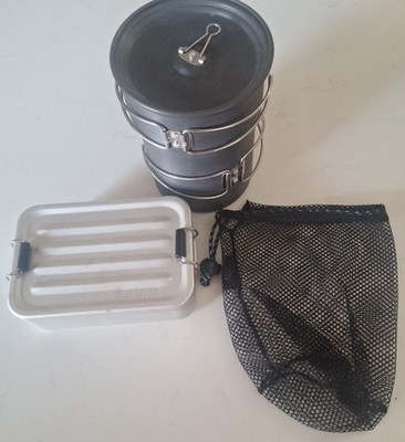 GSI Aluminum Set w/Non-Stick Coating and SIGG Aluminum Storage Box
