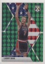 2019-20 Panini Mosaic USA Basketball Green Prizm Larry Bird #254 HOF 02v3