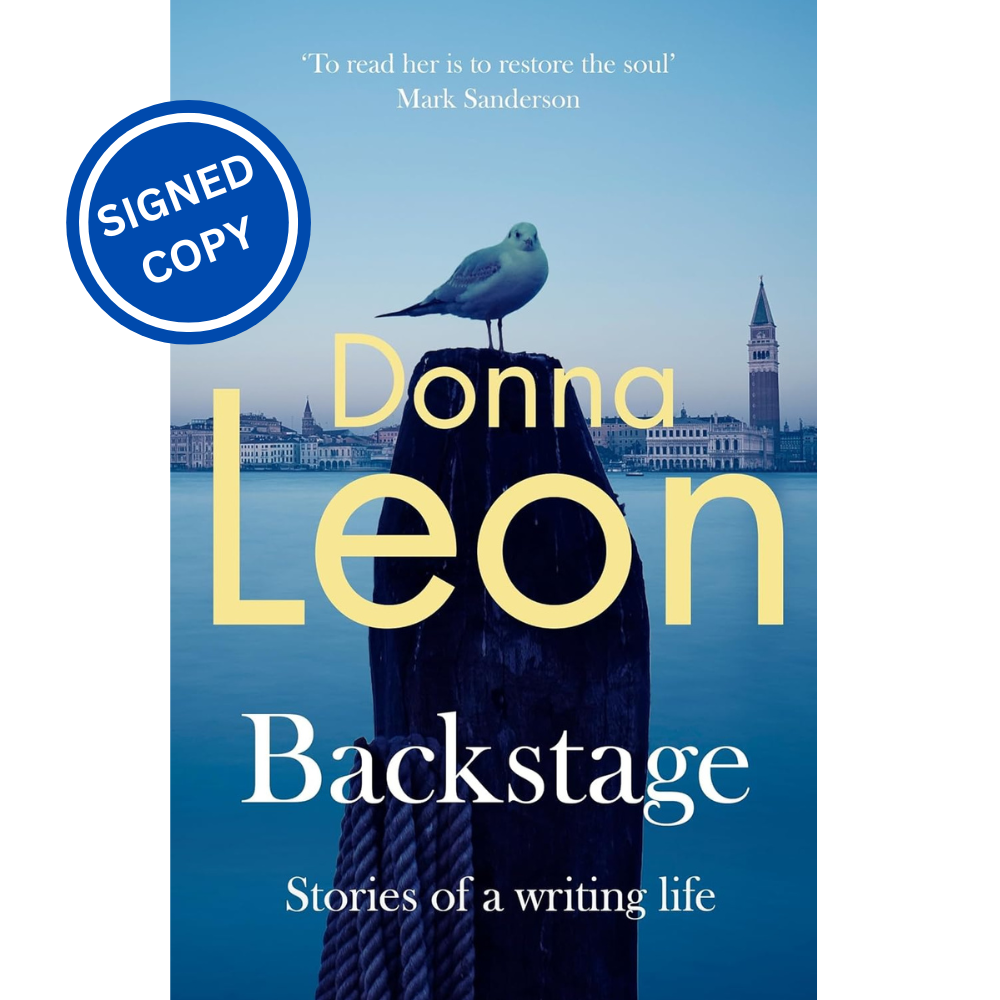 Signed Book - Backstage by Donna Leon First Edition 1st Print