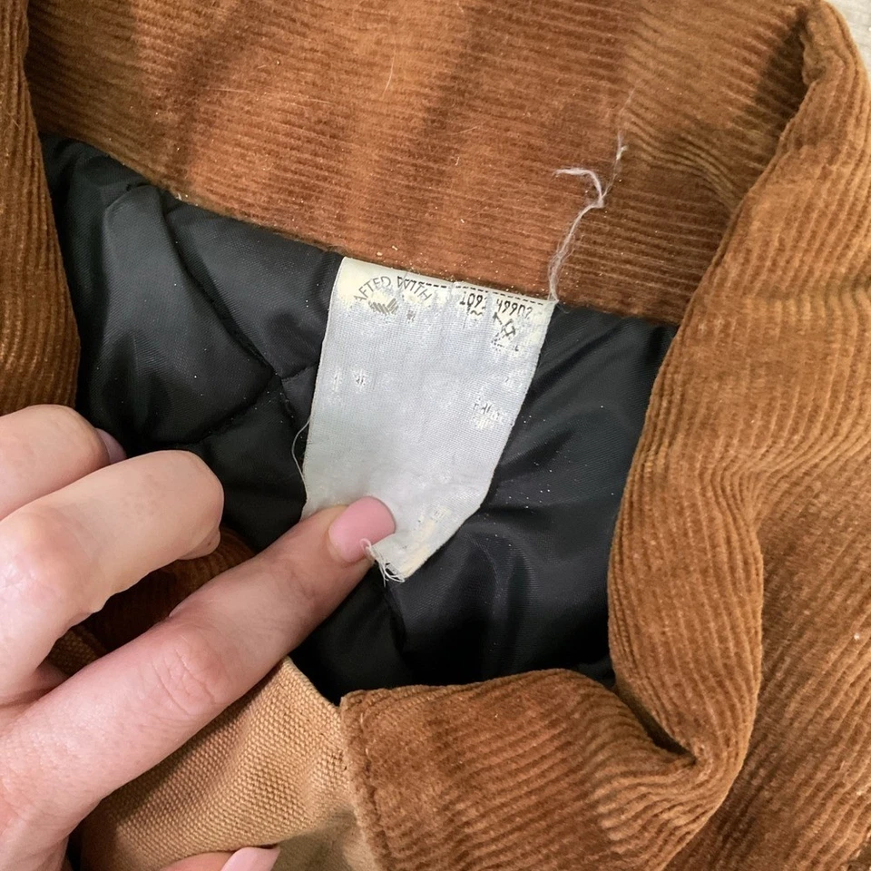 Abrigo Tradicional Vintage Carhartt CQ186 Firme Pato Aislado EE. UU. M/L Foto 3 de 4