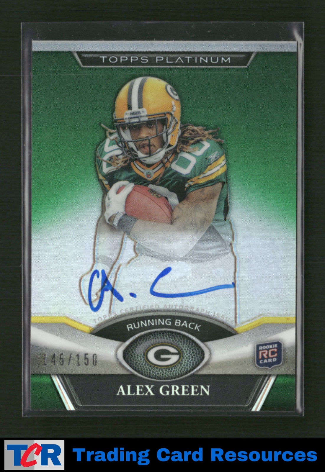 Alex Green Topps Platinum #21 Autograph