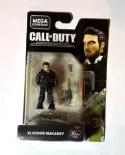 Call Of Duty Vladimir Makarov Mega Construx Toy Figure FVD92 New Sealed