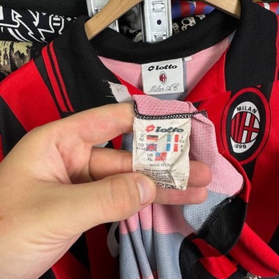 AC MILAN 1995 1996 HOME #9 GEORGE WEAH FOOTBALL SHIRT SOCCER