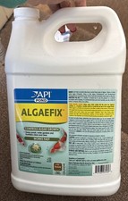 API Pondcare Pond AlgaeFix 1 Gallon Algae Growth Fix Fountain Cleans Clears