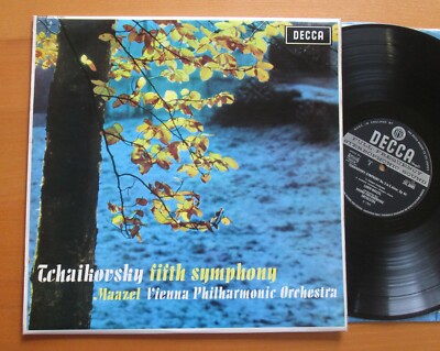 SXL 6085 WB Tchaikovsky Fifth Symphony 5 Lorin Maazel EXCELLENT Decca ED3 WB