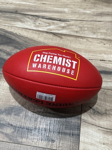 Sherrin AFL nab Replica Training Football Chemist Warehouse Genuine Leather - Picture 3 of 6