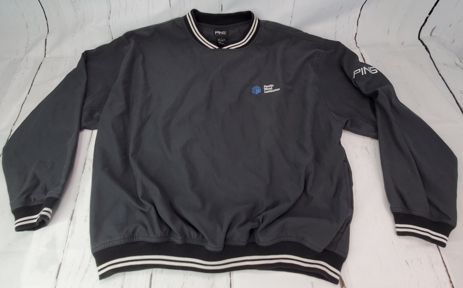 Ping Collection Warm Up Golf Jacket, Men Sz LRG Windbreaker Long