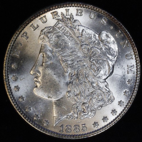 1885 CHOICE to GEM BU MS MORGAN SILVER DOLLAR $95 - Picture 5 of 12