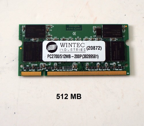 LOT OF 5 * * 1GB+1GB+512MB+256MB+256MB * DDR3L / PC3L-12800S SODIMM Laptop RAM - Picture 4 of 6
