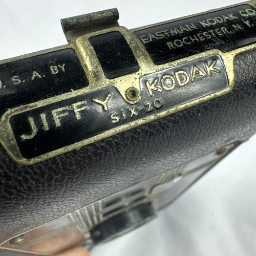 VINTAGE Jiffy Kodak Six-20 Series II Folding Camera 1940's Twindar Lens - Picture 8 of 12