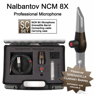 Clarinet Microphone Nalbantov NCM 8X SC set for Buffet Crampon Festival