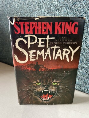 Stephen King Pet Cemetery Hardcover Book Club Edition 1983