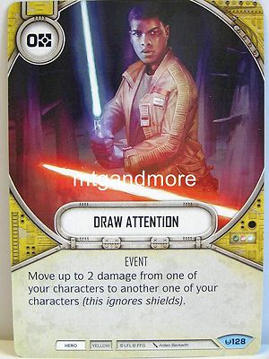 Star Wars Destiny - 2x #128 Draw Attention - Awakenings