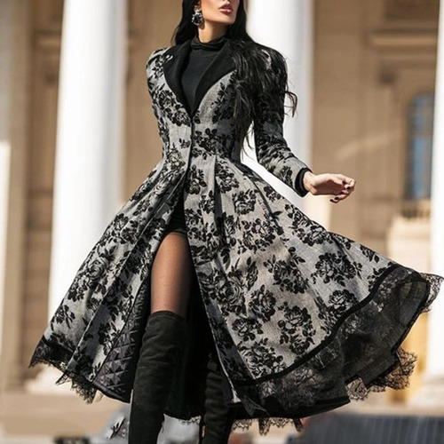 knee length dresses for ladies Retro Short Black Lace Formal Evening Dress Size 24W / Black main image 0