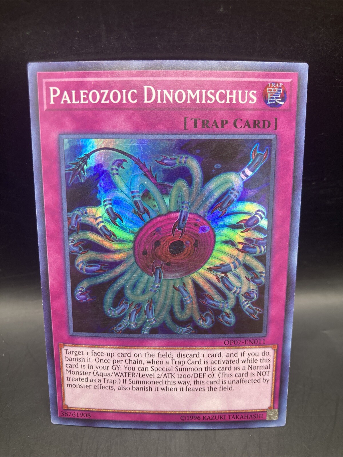 Paleozoic Dinomischus OP07-EN011 OTS Pack 7 Unlimited Edition