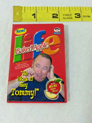 Vintage LIFE APPLE CEREAL Tommy PIN BUTTON Retro Food Ad ~ RARE
