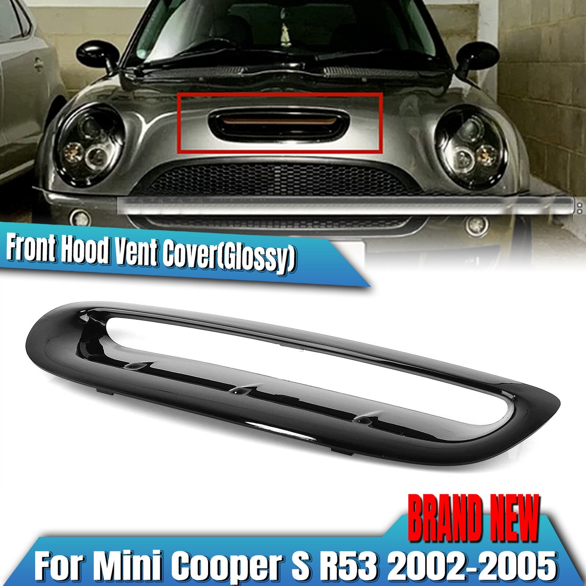 ミニクーパー For Mini Cooper S R53 R50 2002-2006 Front Hood Bonnet Scoop Vent