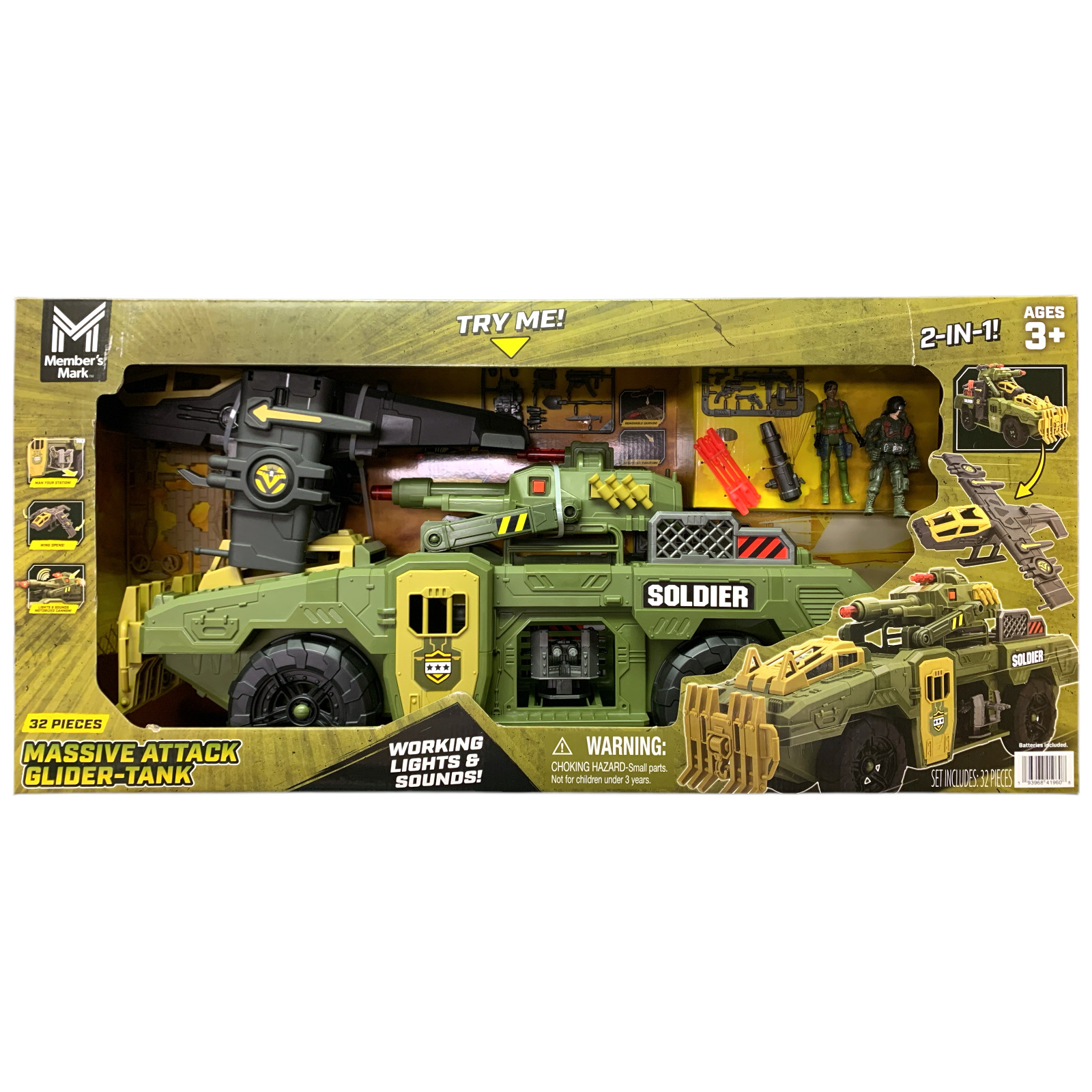 Участники отмечают Массированную атаку моторизованного танка и планера 32 штуки 11990₽