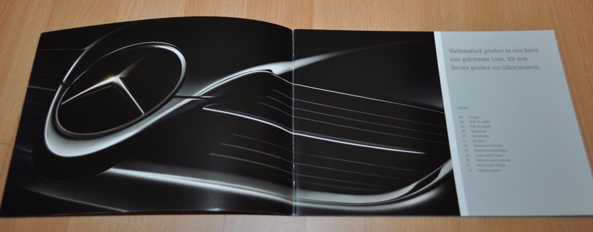 メルカーリページ Mercedes Benz SLK R171 Brochure Prospekt 0104 | eBay