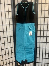 Arctix Infinity Bib Overalls Youth Size S Teal / Black 1/2 Zip NWT