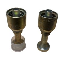 New Genuine Parker 11571-8-8 Crimp Style Hydraulic Fitting (LOT OF 2) **SALE**