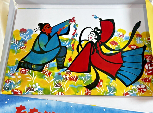 Kamishibai The Story of Tanabata Japanese Story Telling Picture Cards English - Picture 4 of 5