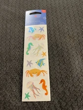 New Mrs Grossman’s Sealife Sea Theme Sticker Sheet Pack G6