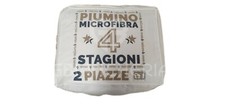 Piumino/Interno 4 Stagioni Morbida Microfibra Anallergica Bianco 