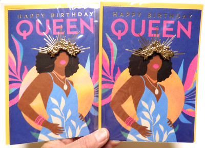 2 Papyrus Cards HAPPY BIRTHDAY QUEEN You Own This
