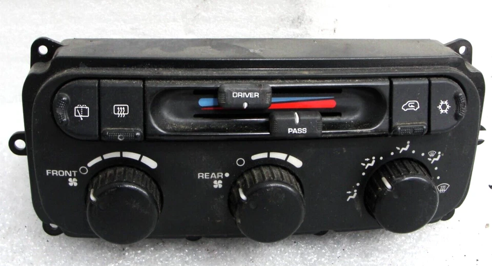 Town Country Manual CONTROL DE CLIMA AC Temperatura de calor 04-07 5175359 Dodge Caravan OEM Foto 3 de 4