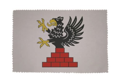 U24 Brillenputztuch Hamburg Blau - Mikrofasertuch Mit Flaggenmotiv Inkl. Etui