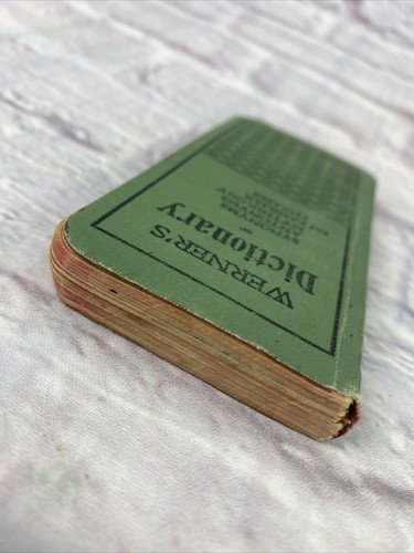 1899 Werner’s Dictionary Synonyms Antonyms Mythology Familiar Phrases Antique - Imagen 5 de 13