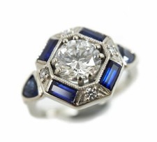 1.75Ct White Round Cut CZ Vintage Engagement Ring Solid 925 Sterling Silver