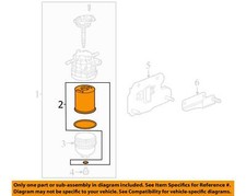 GM OEM 17-24 Cruze Fuel System Fuel System Components-Filter Element 13539108
