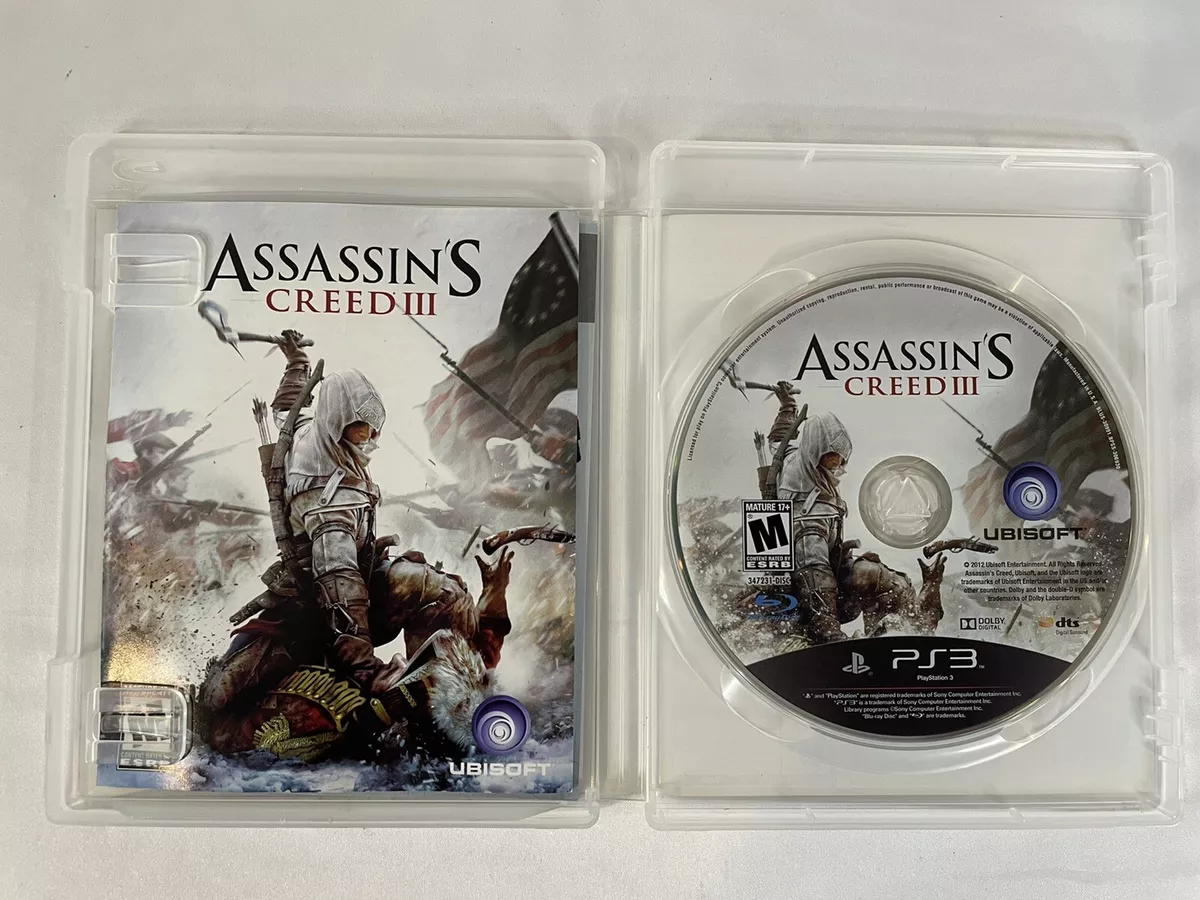 Assassin's Creed III Sony Playstation 3 PS3 Complete