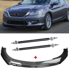 Carbon Front Bumper Lip Splitter Spoiler Body Kit For HONDA ACCORD