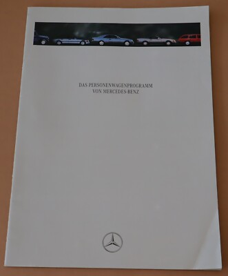 1994 Mercedes Program Brochure, C-Class W 202, W 124, E 220 320 C, W 140