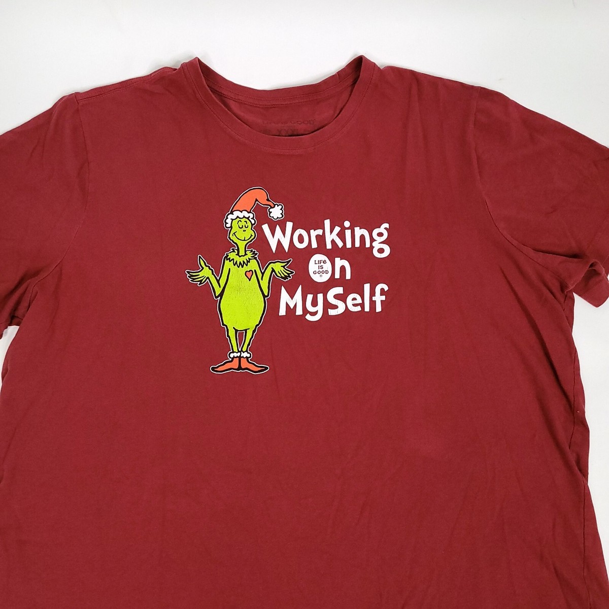 Men's With A Face Like This Grinch Long Sleeve Crusher Tee | Shop Life Is Good