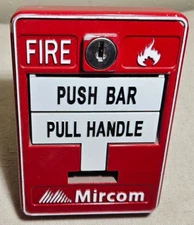 Mircom MS-710ADU Addressable  Red Pull Station With Rod And Key