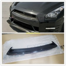 Fits For Nissan Gtr Gt-r R35 12-16 Carbon Fiber Front Grille Bumper Lip Cover